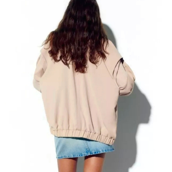 Zara Oversized Bomber Jacket - Picture 9 of 10